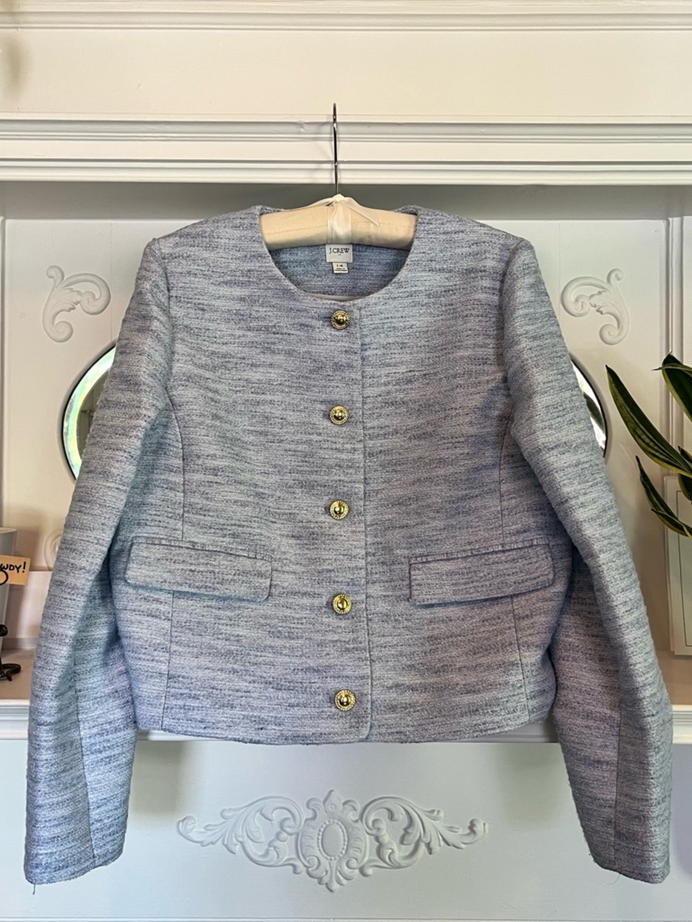 J. Crew Factory Tweed Lady Jacket - Size 14